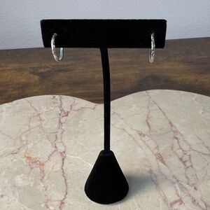 Elegant Silver Hoop Earrings